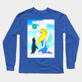 Fairy and penguin friend Long Sleeve T-Shirt